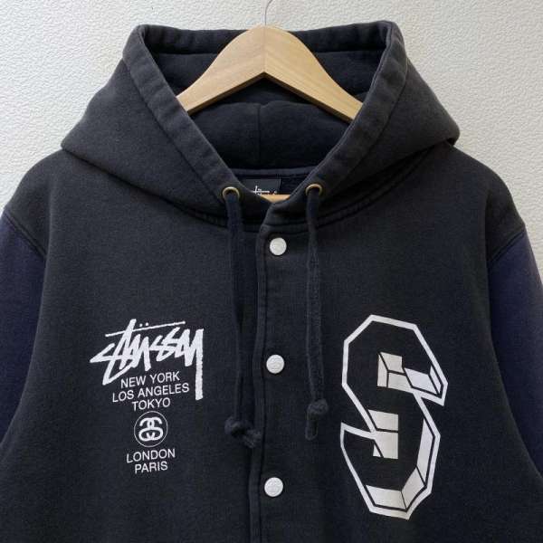 【楽天市場】STUSSY ステューシー ジャンパー、ブルゾン ジャケット、上着 Jacket スウェット パーカー フーディ ボタンアップ