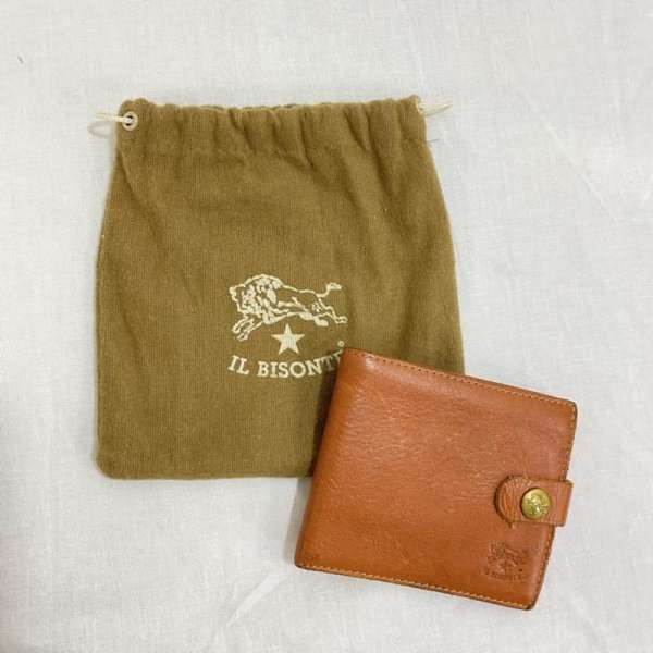 大好き IL BISONTE イルビゾンテ カードケース Card Case Holder, レザーカードケース GENUINE LEATHER  MADE IN ITALY10043208 www.egydiodossantos.com.br