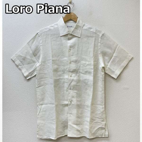 【楽天市場】Loro Piana ロロピアーナ 半袖 シャツ、ブラウス Shirt, Blouse イタリア製 100％リネン 麻 カッタ