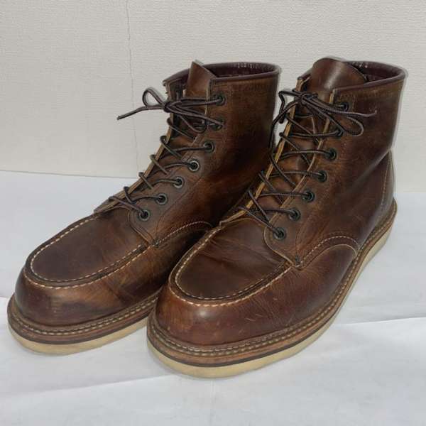 RED WING レッドウィング ショートブーツ ブーツ Boots Short 1907 Classic Work 6inch Legacy Moc  Copper Rough Tough Leather10056802 経典ブランド