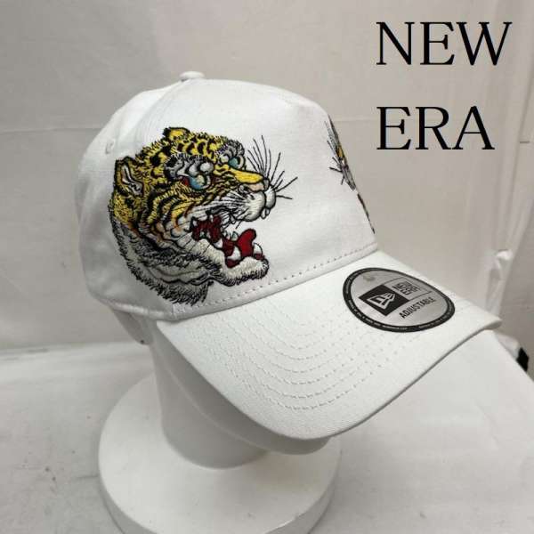 NEW ERA ニューエラ キャップ 帽子 Cap 石川真澄 浮世絵 虎 刺繍 コラボ キャップ10062389