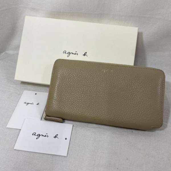 楽天市場】未使用 アニエスベー 長財布 ラウンドファスナー