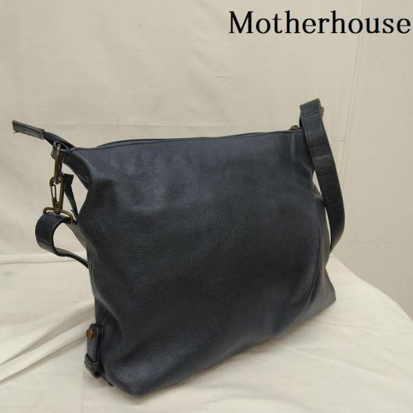 【MOTHER HOUSE/MH】美品 レザーメッセンジャー バッグ ショルダー 福袋 セール HOUSE/MH】美品 MOTHER レザーメッセンジャー
