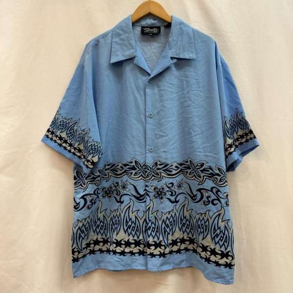 【WARE HOUSE】ウエアハウス アロハシャツ オープンカラー ヴィンテージ WAREHOUSE ウエアハウス LAND OF ALOHA アロハ シャツ イエロー