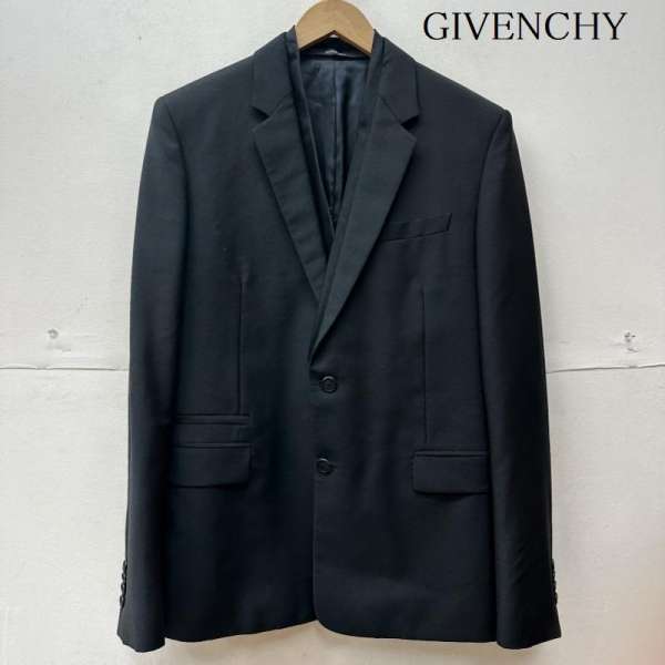 GIVENCHY ジバンシィ シルクリネン ジャケット 48 ヴィンテージ スーツ フォーマル セットアップ 上下 2点セット