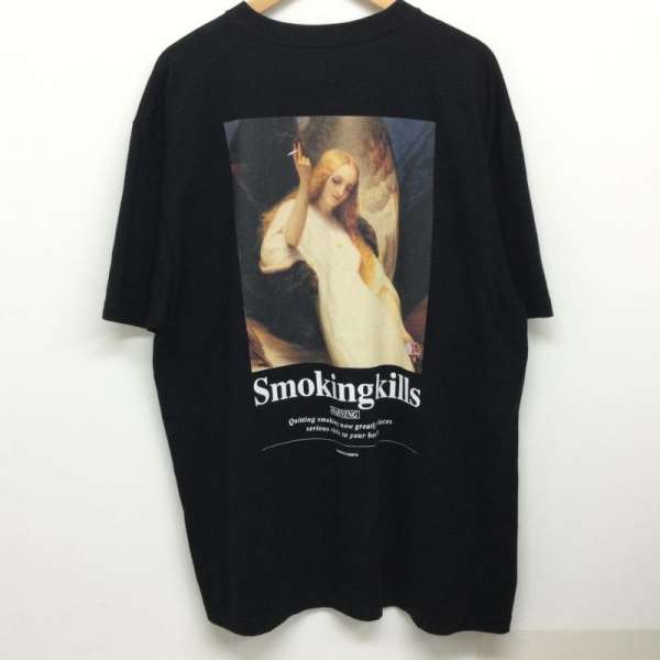 【楽天市場】FR2 エフアールツー 半袖 Tシャツ T Shirt Smoking kills 両面 プリント 絵画【USED】【古着】【中古