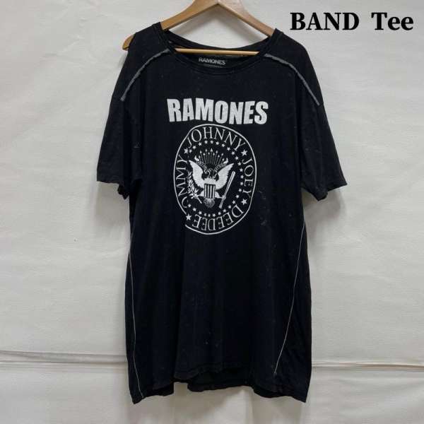 90s RAMONES ラモーンズ　両面　大判プリント Tシャツ　giant 90s RAMONES ラモーンズ 両面 大判プリント Tシャツ giant
