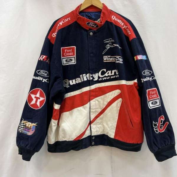 【JH DESIGN】00s m&m's レーシングジャケット A-3921 JH DESIGN m&m's Racing Jacket All-Embroidery Patchwork Size