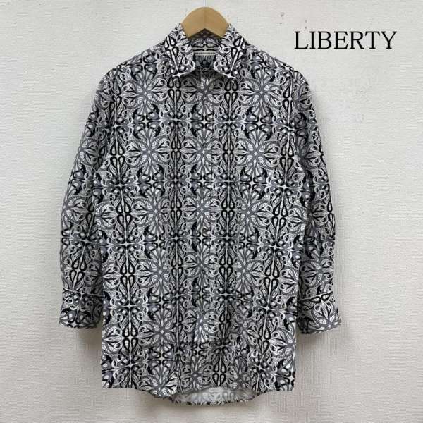 【新品タグ付】　シャワーパーティー　リバティ　ブラウス　花柄　長袖　ホワイト Shower Party LIBERTY 長袖シャツ 花柄 日本製 - メルカリ