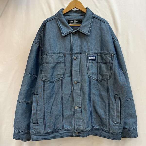 楽天市場】00s PELLE PELLE Bleached Denim Jacket 青 L