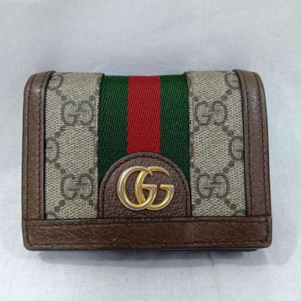 ✨️未使用品！✨️GUCCIオフィディア コンパクトウォレット グッチ GUCCI GG マーモット OPHIDIA オフィディア コンパクト