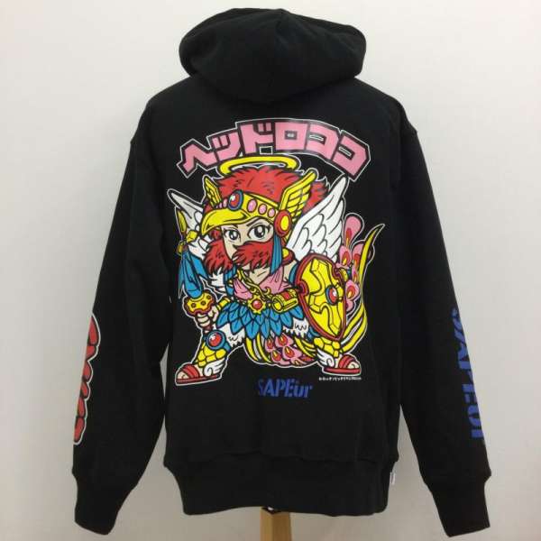 sapeur  サプール ブルゾン Ｓ SAPEur(サプール) 半袖カットソー ホワイト×ネイビー サイズ XXL