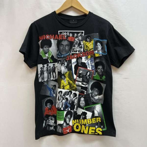 19177　マイケルジャクソン　Ｔシャツ　1958-2009　黒　サイズＬ 19177 マイケルジャクソン Tシャツ 1958-2009 黒 サイズL