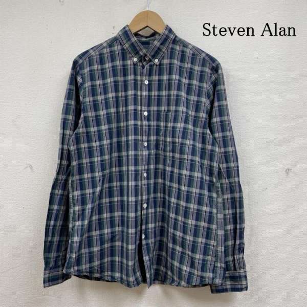 楽天市場】STEVEN ALAN スティーブンアラン シャツ ギンガム