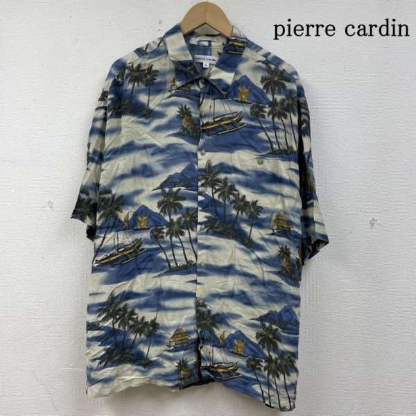 珍品！PierreCardin(FRA)ビンテージレーヨンアロハシャツ 11e7a984fac428daa72297f1353a24