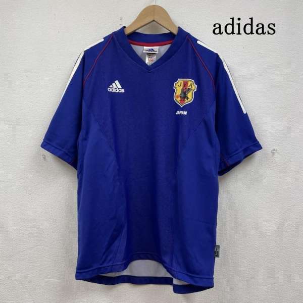 adidas 日本代表 Tシャツ ネイビー　サイズO　日韓ワールドカップ限定 adidas 日本代表 Tシャツ ネイビー サイズO 日韓ワールドカップ