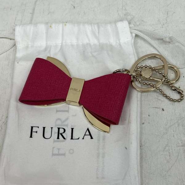 楽天市場】【未使用品】FURLA フルラ キーホルダー キーリング