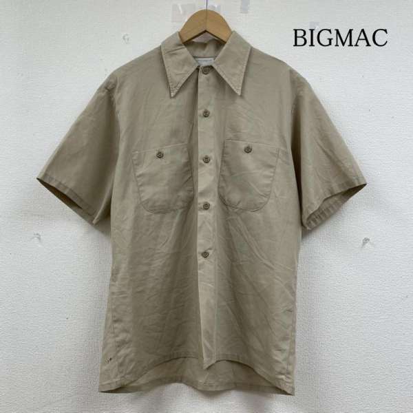 ’80s BIGMAC SHORT SLEEVE CHAMBRAY SHIRT Vintage 1980's Big Mac Chambray Shirt 2XL Blue Short Sleeve