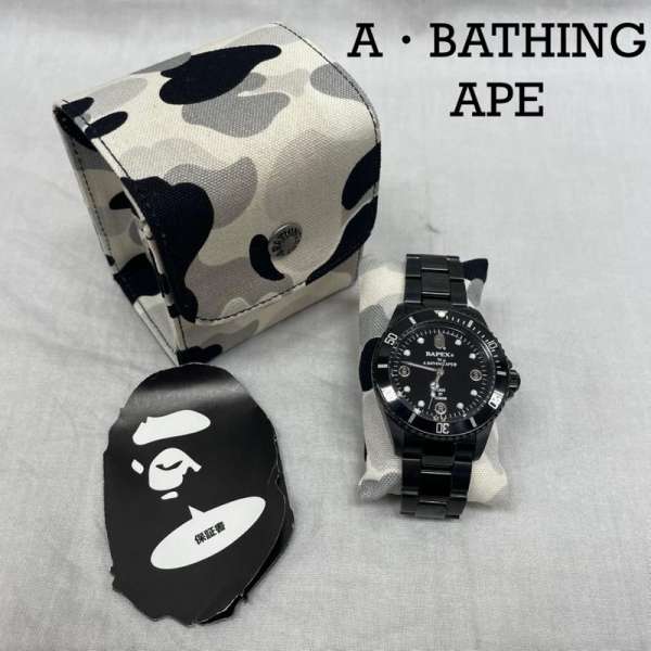 BAPEX デイト ブラック文字盤 メンズ APE エイプ 楽天市場】BAPEX by A BATHING APE ベイペックス ア ベイシング