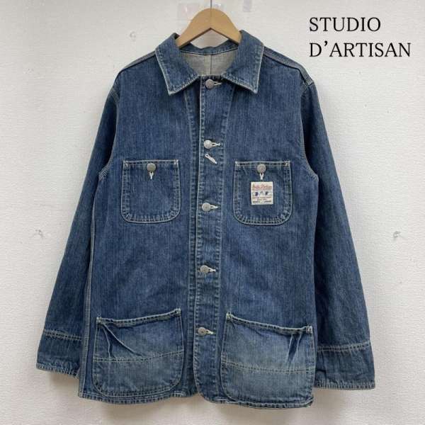 Studio D'Artisan デニムカバーオール Lサイズ　初期タグ90s Studio D'Artisan デニムカバーオール Lサイズ 初期タグ90s