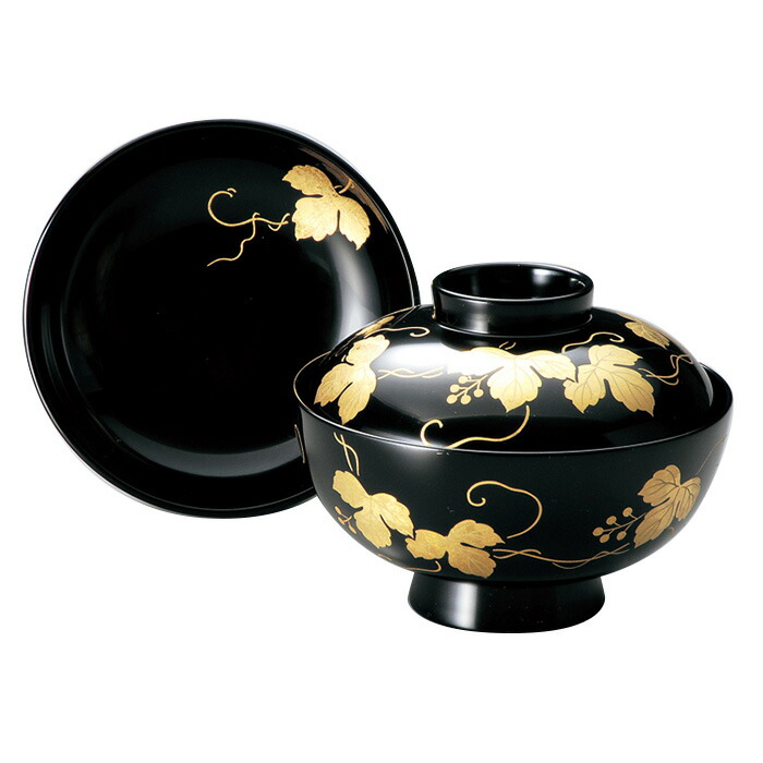 楽天市場】日本の漆器 最高級 春秋蒔絵付椀 （内金箔） 1組 : 漆器のし