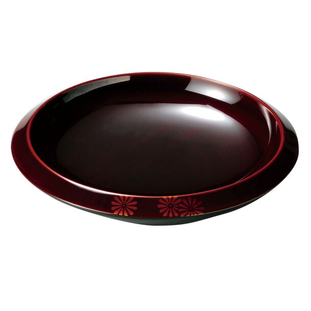 値下げ　ケヤキ玉杢　梅鉢形 刳り物　菓子器 直径約20cm ケヤキ玉杢 梅鉢形 刳り物 菓子器 直径約20cm