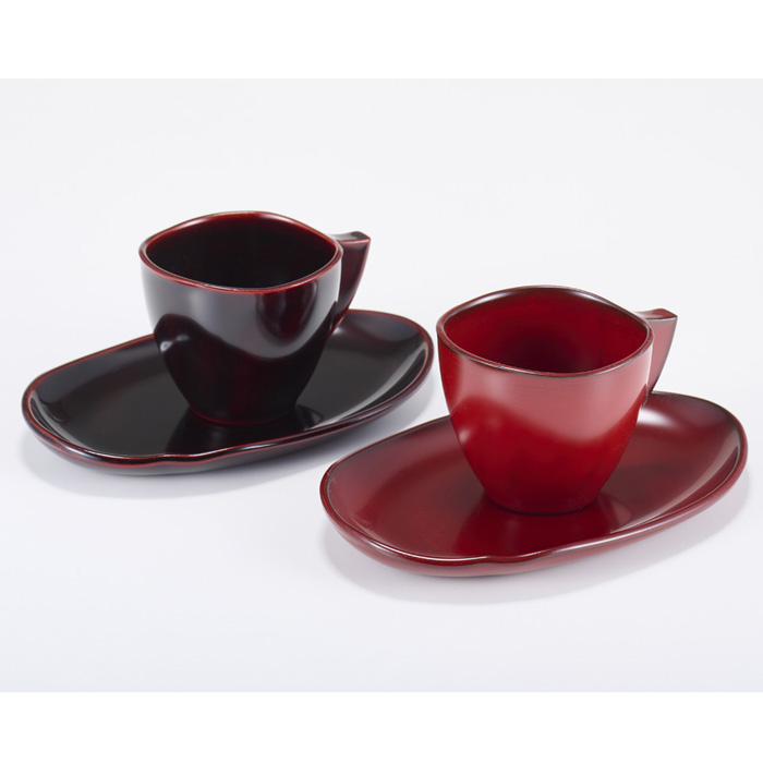 京都 漆器の井助  コーヒーカップセット