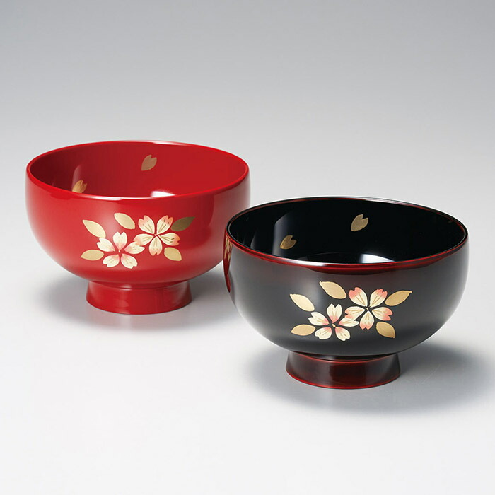 昭和レトロ　漆器 椀 10個セット 赤 花柄 アンティーク雑貨 大正昭和初期 朱塗り 鶴蒔絵 お椀5客セット