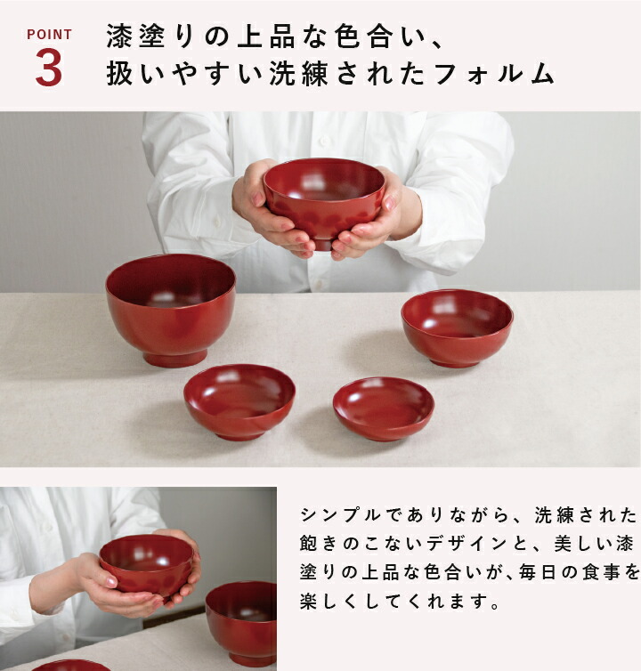 応量器 5つ組（応量椀/入れ子椀）漆塗りお椀セット (入子の汁椀/蓋付き