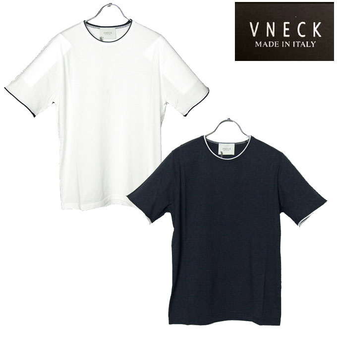 Tシャツ カットソー 人気沸騰 ブランド ブイネック リブ切替ｔシャツこだわりのイタリア製 袖口とネックのリブが切り替えになっています高級感があり良い雰囲気です送料無料 V Neck Shoxruxtj Com