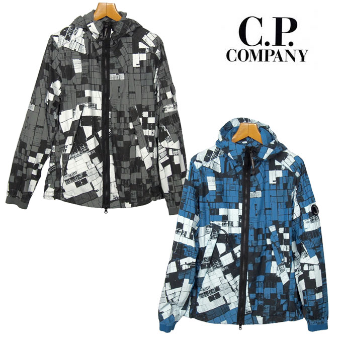 C.P.COMPANY (シーピーカンパニー) ともし火パーカー 上衣防風、一風変わった原材料の50-FILI当て嵌める 生産品染めミリタリー遣りかたで心地好い感と運動競技を公演できます プルオーバー上衣 10CMOW-291A