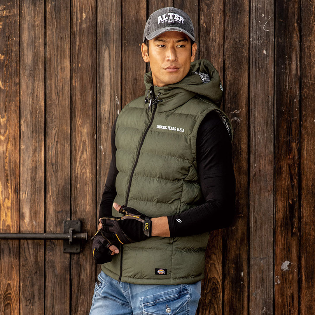 DICKIES SPITFIRE VEST スピットファイヤー ベスト ダック Dickies X Spitfire Vest - Black - Dickies US