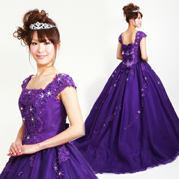 【色合いお召しもの 賃借，9号-13号】色合いお召しもの 賃借【妃殿下生産ライン/紫】色合いお召しもの 外国で挙式 外国で御芽出度 リモ婚 長閑やか 安上がり 7134 FN4473A 【往復貨物輸送無料】【賃借】