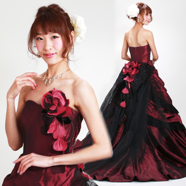 【色合いお召しもの 賃借，9号-11号】色合いお召しもの 賃借【A生産ライン/赤】色合いお召しもの 外国で挙式 外国で御芽出度 リモ婚 長閑やか 安上がり 7406 FC311 【往復貨物輸送無料】【賃借】