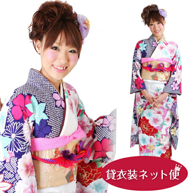 5139振袖.帯2点セット 成人式結婚式卒業式お茶会　灰桜ピンク　正絹　古典柄 r949-f-1.jpg