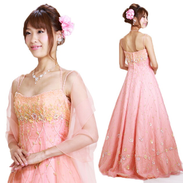 楽天市場】【二次会 ドレス レンタル 二次会 花嫁ドレス】【9号,ピンク