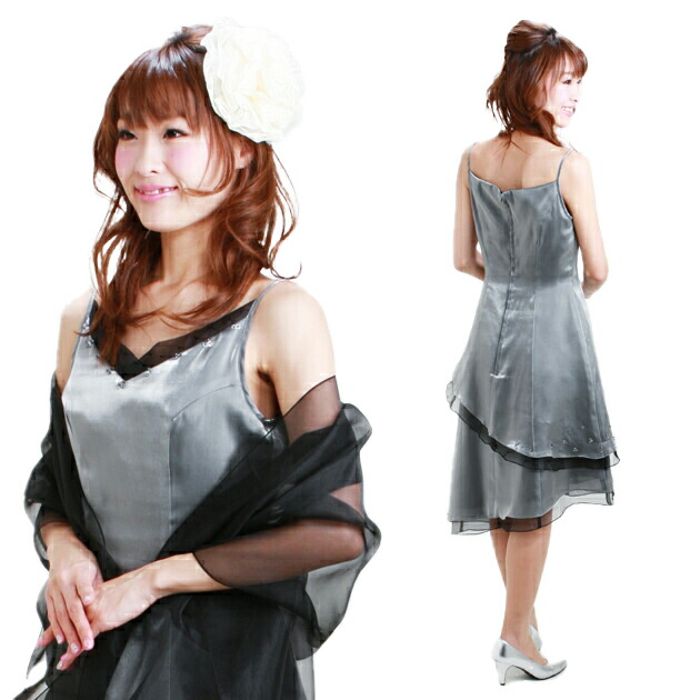 Mr780 服装 Fy16ren07 フォーマルドレス 演奏会 30代 ゲストドレス 代 発表会 ドレス お呼ばれ 代 40代 ワンピース 結婚式 パーティー グレー レンタル レディースドレス あす楽 送料無料 30代 9号 11号 上質な国内外ブランドのレディース