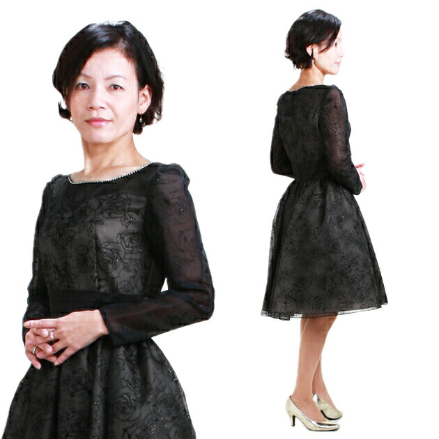 フォーマルドレス レンタル 結婚式 9号 黒 ワンピース g-co1-12 レディースドレス 20代 30代 40代 楽天市場】フォーマルドレス レンタル 結婚式 【9号 黒 ワンピース】g