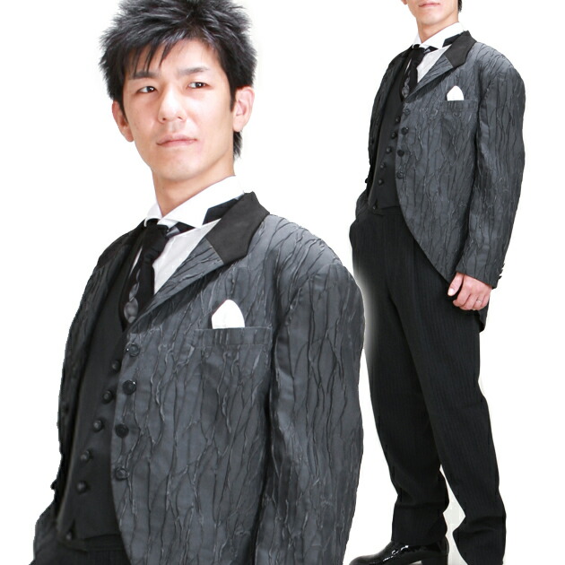 楽天市場】【スーパーSALE 半額】【タキシード】【ニューグレー