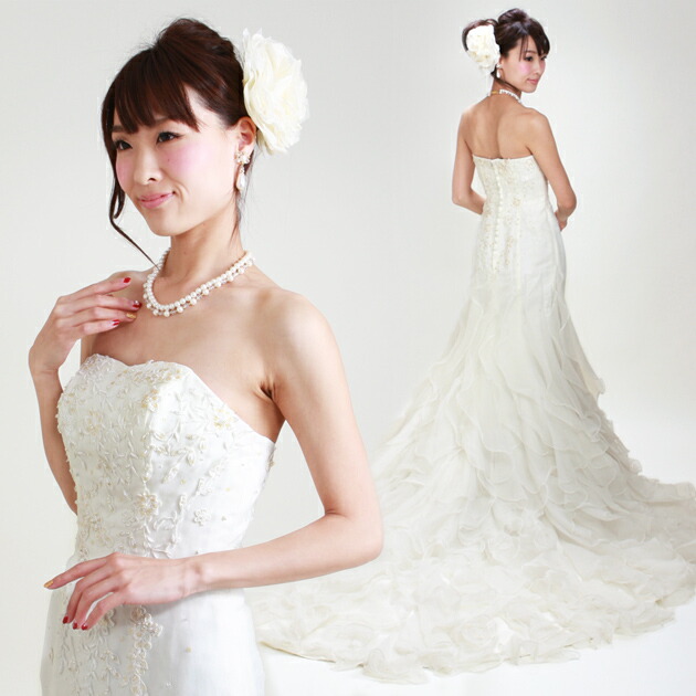 【御芽出度お召しもの 5号-7号】【人魚生産ライン】ウェディングドレス お召しもの 貸お召しもの 外国で挙式 外国で御芽出度 リモ婚 長閑やか 安上がり 6301 T8255 【貨物輸送無料】【賃借】