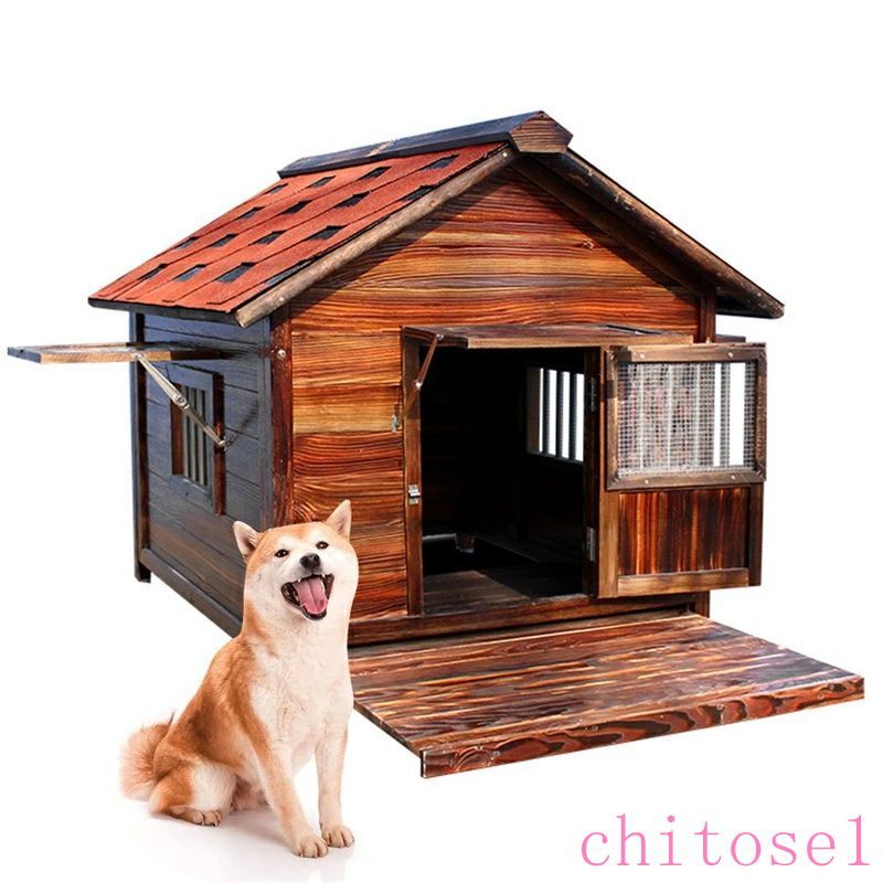 継続期間押さえる5%引き換え証 犬掘っ立て小屋 大屋根 室外 大型犬 木製 超大型犬 大型 通気 耐久 精神的な統合飾り気の無い 犬掘っ立て小屋 犬舎  中型犬 部屋の入り口付き添い人 犬用住み家 生あたたかい 全天候型 日焼打つ手 防風 雨除け 耐炭酸化と堕落腐敗