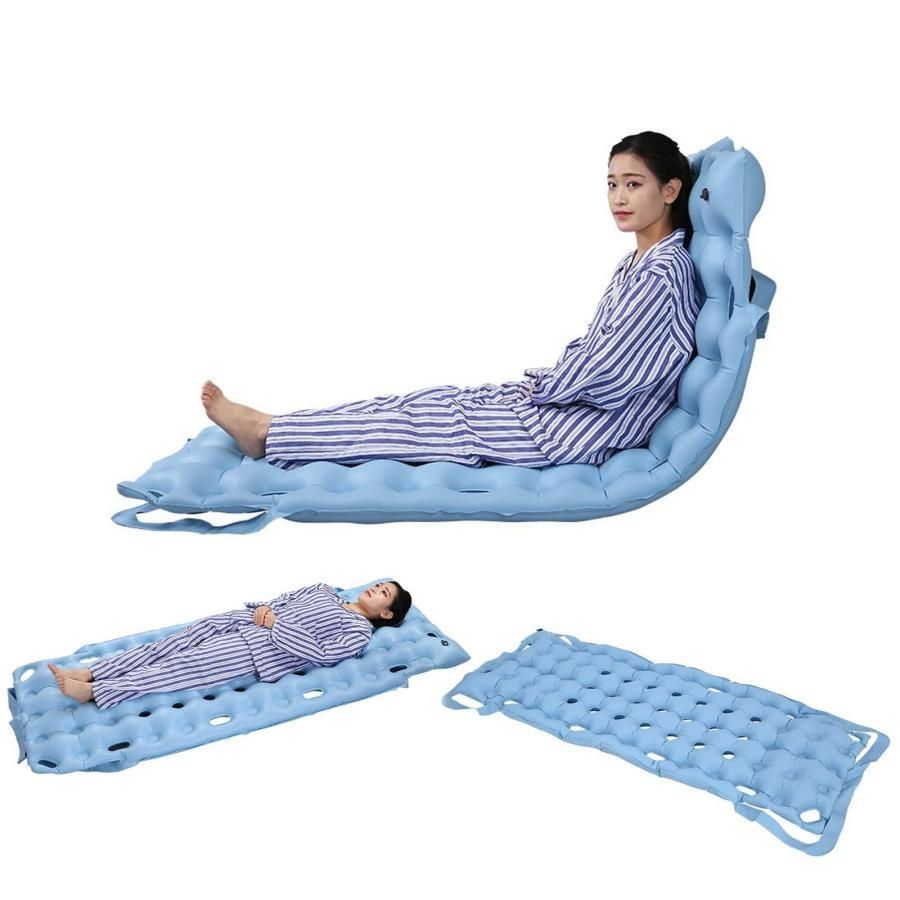 介護用臥榻マットレス 通気性 御手伝い用大気圏つや消し 雨合羽 90*200糎  メッシュ 縮くれる 褥瘡止めること 座蒲団 体圧分散 床ずれ 押しとどめる つや消し エアマッ