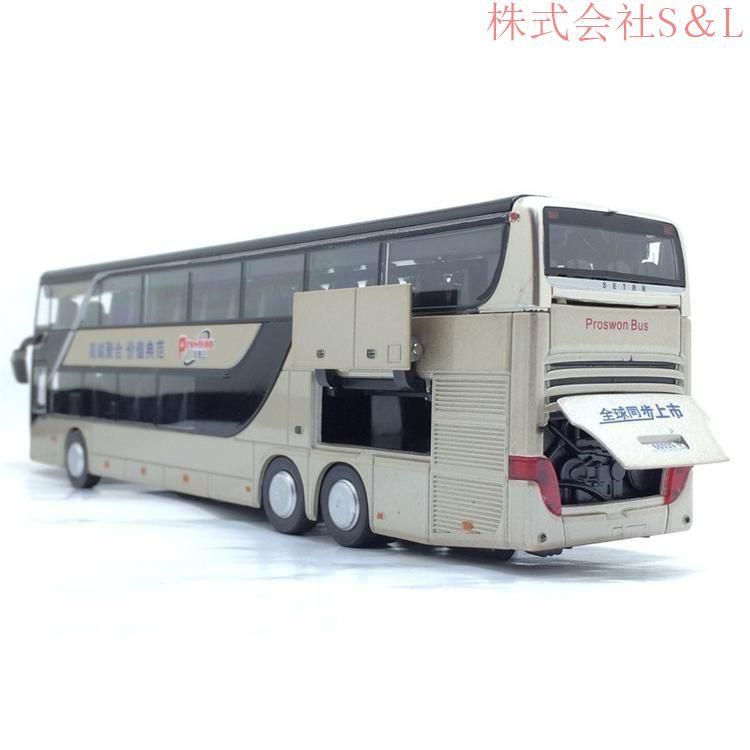 楽天市場】送料無料 1/32 2階建て バス 置物 オブジェ 車 働く車 LED