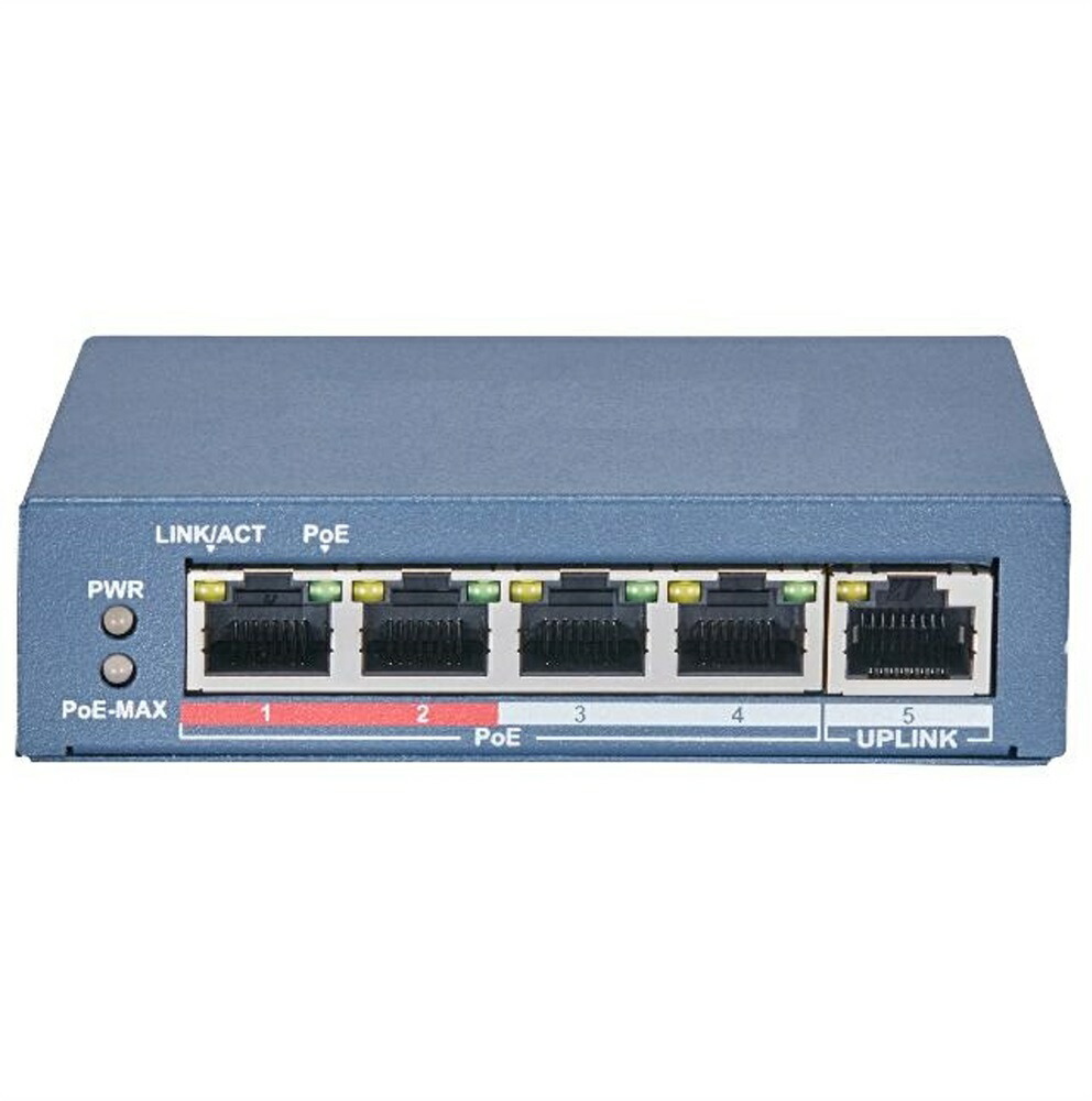 【即納】【送料無料】 ノーブランド PoEハブ DS-3E0105P-E(B)