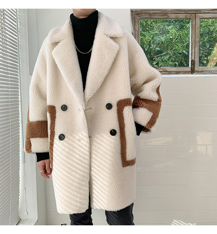 NEW 冬 メンズ ファッション 厚くする ラムウール コート bbq510｜I tainment SHOP