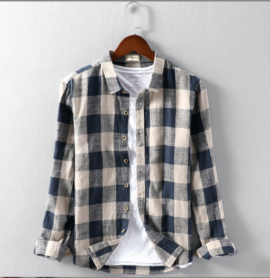 楽天市場】ハンティントンクラブ チェック柄ウール混シャツ2色組 同