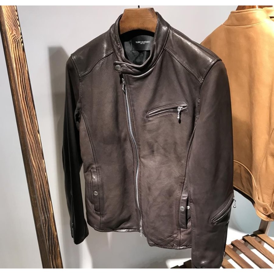 新品★レザージャケット★羊革★輸入栃木レザー高品質★手作りバイクジャケット|I tainment SHOP