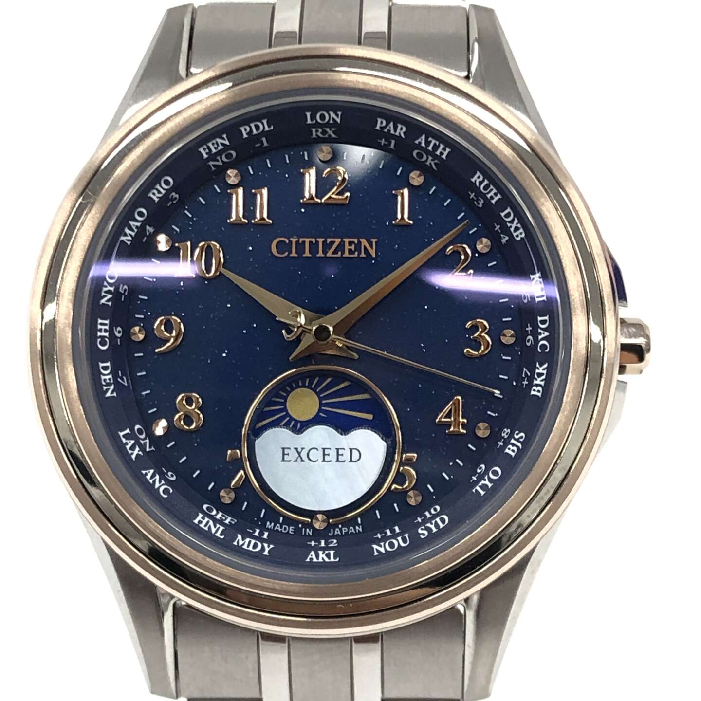 [中古] シチズン CITIZEN エクシード エコ運転 夜空寄せあわせ DENPA Limited Models YOZORA COLLECTION EE1016-66L 500本制限事項