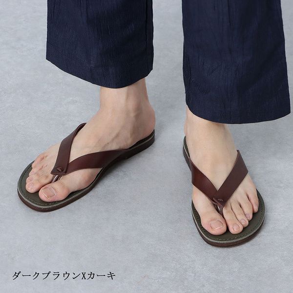 全国貨物輸送無料 サンダル メンズ 皮革 トング 日本製 徳島 本革 格好いい ペヤサンダル 国産レザーサンダル 覆いサンダル 本革2声遣情人彩 7色 Carcheckcentre Com