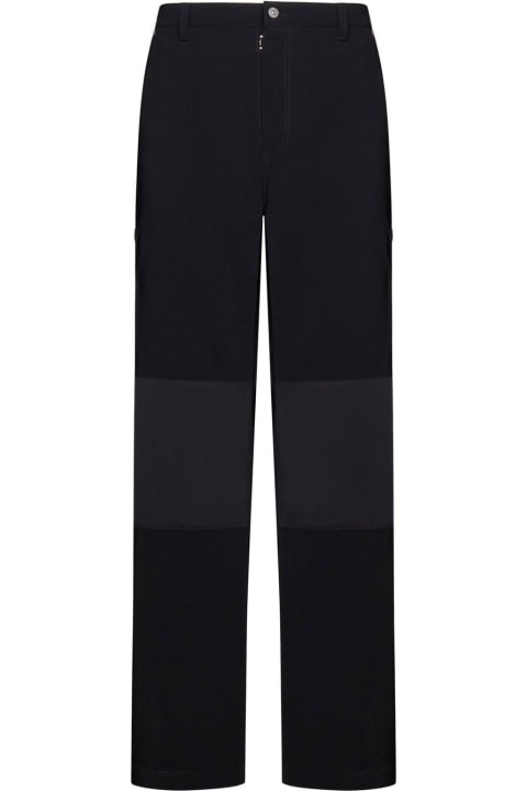 MM6メゾンマルジェラ黒 ストライプ ワイドパンツ MM6 Maison Margiela / エムエムシックスメゾンマルジェラ